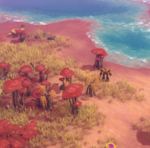 Red mushroom planet surface.png